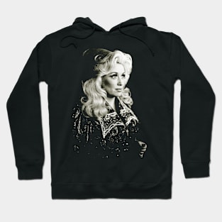 Dolly Parton Black Vintage Hoodie